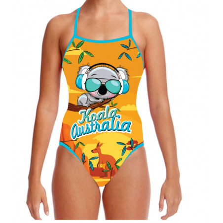 SWEAMS KOALA AUSTRALIA - Maillot femme 1 piece bretelles fines