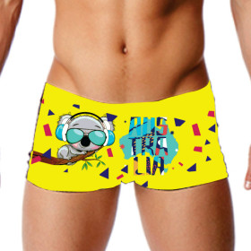 Boxer Natation Sweams KOALA AUSTRALIA Neon Yellow