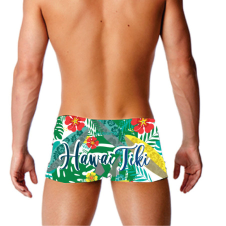 SWEAMS TRUNKS HAWAI TIKI - Boxer homme | Les4Nages