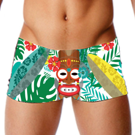 SWEAMS TRUNKS HAWAI TIKI - Boxer homme | Les4Nages