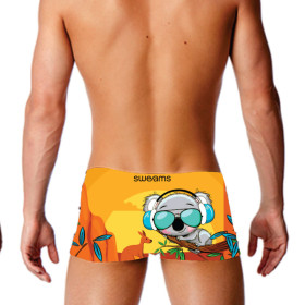 SWEAMS TRUNKS KOALA AUSTRALIA  Sunset Orange - Boxer homme