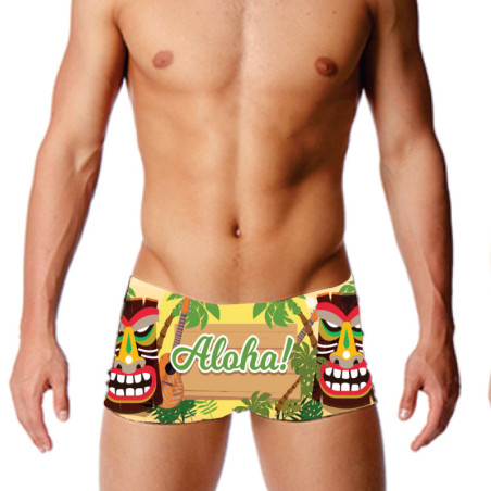 SWEAMS TRUNKS ALOHA TIKI- Boxer homme