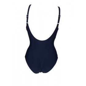 Arena BLOSSOM U Back - Navy Martinica Multi  - Maillot Natation Femme  Noir