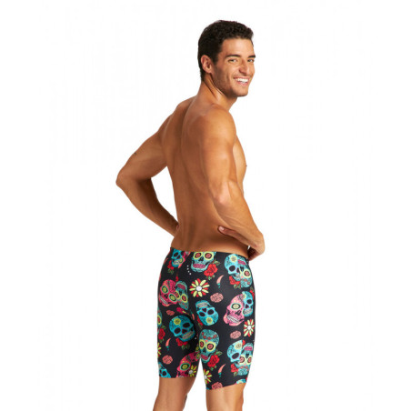 ARENA CRAZY SKULLS CARNIVAL Jammer - Black Multi - Jammer Natation Homme | Les4Nages ARENA CRAZY SKULLS CARNIVAL Jammer - Black Multi - Jammer Natation Homme | Les4Nages