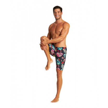 ARENA CRAZY SKULLS CARNIVAL Jammer - Black Multi - Jammer Natation Homme | Les4Nages ARENA CRAZY SKULLS CARNIVAL Jammer - Black Multi - Jammer Natation Homme | Les4Nages