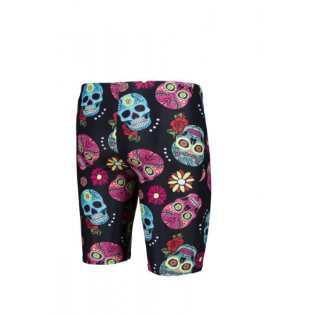 ARENA CRAZY SKULLS CARNIVAL Jammer - Black Multi | Les4Nages