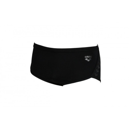 Arena Team Stripe - Low Waist Short - Black Black - Boxer Natation Homme