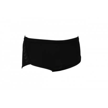 Arena Team Stripe - Low Waist Short - Black Black - Boxer Natation Homme | Les4Nages