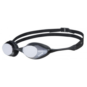 ARENA  COBRA SWIPE MIRROR Silver Black - Lunettes Natation Argent et Noir