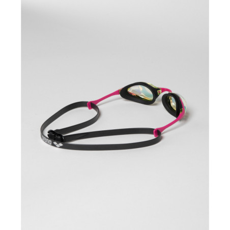 ARENA Cobra SWIPE MIRROR Yellow Copper Pink - Lunettes Natation Rose et or | Les4Nages