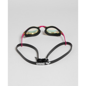 ARENA Cobra SWIPE MIRROR Yellow Copper Pink - Lunettes Natation Rose et or