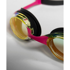 ARENA Cobra SWIPE MIRROR Yellow Copper Pink - Lunettes Natation Rose et or