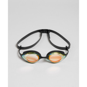 ARENA Cobra SWIPE MIRROR Yellow Copper Black - Lunettes Natation Noir et Jaune