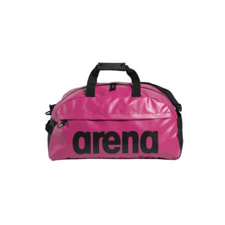 ARENA TEAM DUFFLE 40 - Big Logo Pink - Sac de Sport et Natation et Piscine | Les4Nages