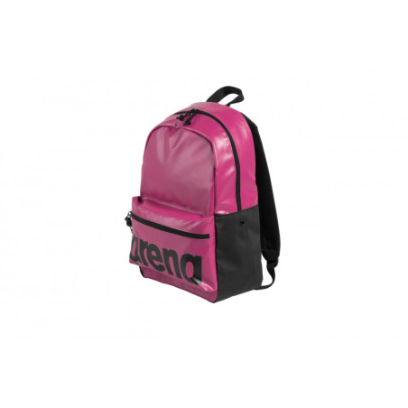 ARENA Team Backpack 30 Big Logo Pink - Sac à Dos Natation, Sport et Piscine | Les4Nages