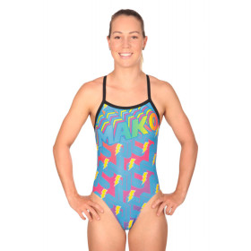 MAKO 80's - Dos Aumakua - Maillot Femme Natation