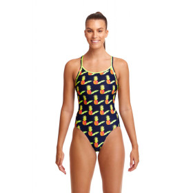 Funkita Golden Circle - Diamond back - Maillot de bain Femme Natation 1 piece Collection Flying Start