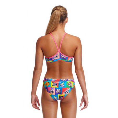 FUNKITA Fille (8-14ans) Rat Pack - Racerback 2 pieces - Maillot de bain Natation Fille Collection Flying Start