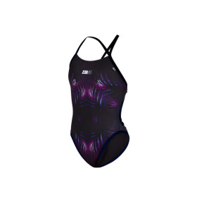 ZEROD Tropical - Maillot de bain Natation Femme 1 pièce