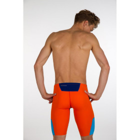 Jammer ZEROD Dark Blue / Atoll / Orange - Jammer Natation Homme