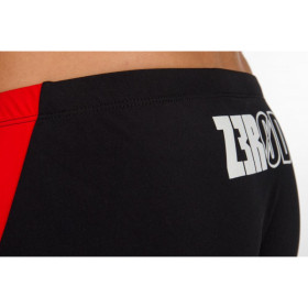 ZEROD Black Grey Red Trunks Natation - Boxer Homme