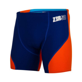 ZEROD BOXER Dark Blue / Atoll / Orange - Aquashort  Natation Homme