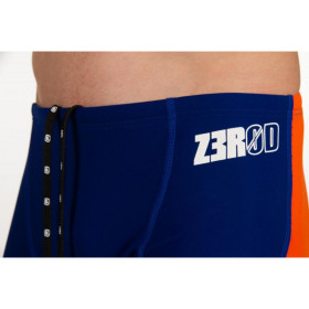 ZEROD BOXER Dark Blue / Atoll / Orange - Aquashort  Natation Homme