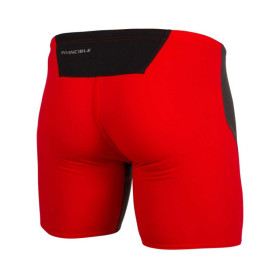 ZEROD BOXER Black Grey Red - Aquashort boxer Natation Homme