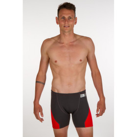 ZEROD BOXER Black Grey Red - Aquashort boxer Natation Homme