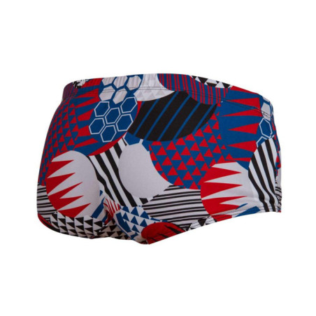 Trunks Natation ZEROD Patchwork - Boxer Homme | Les4Nages