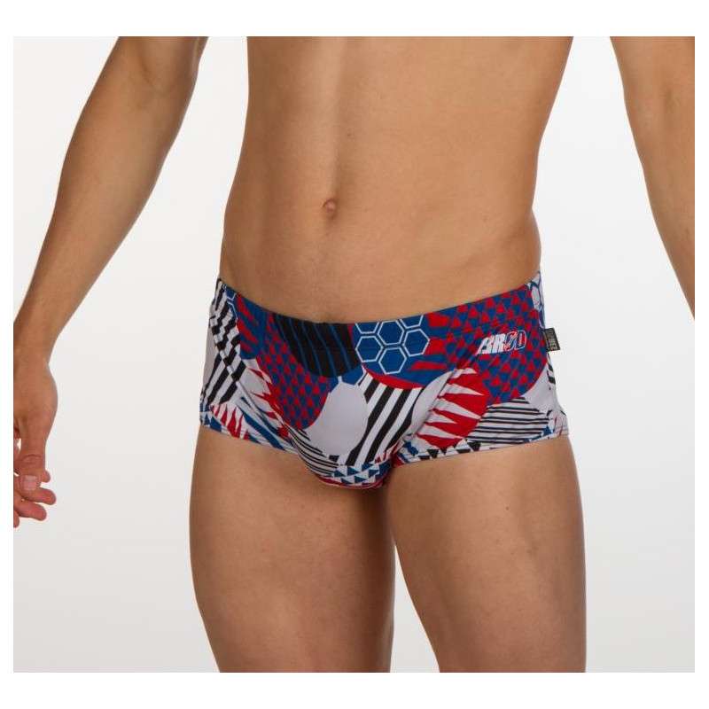 ZEROD Trunks Patchwork - Boxer Natation Homme | Les4Nages