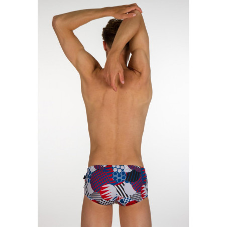 Trunks Natation ZEROD Patchwork - Boxer Homme | Les4Nages