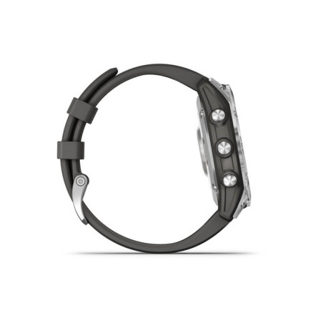 GARMIN EPIX 2 Acier - Silver avec bracelet gris - Montre GPS Running - EN STOCK | Les4Nages