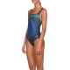 ARENA ONE ARES ONE PIECE BLACK-MULTI - Maillot Natation Femme 1 piece 