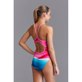 Funkita Fille (8-14 ans) Summit Sunset - Diamond Back - Maillot de bain Natation Fille 1 piece