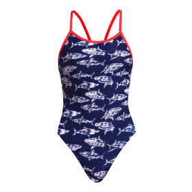 Funkita Fille (8-14 ans) Rompa Chompa - Single Straps - Maillot de bain Natation Fille