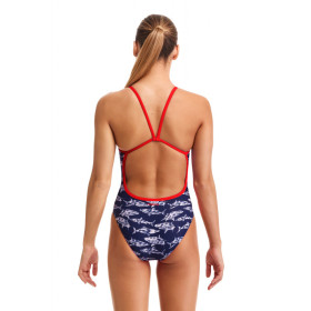 Funkita Fille (8-14 ans) Rompa Chompa - Single Straps - Maillot de bain Natation Fille 1 piece