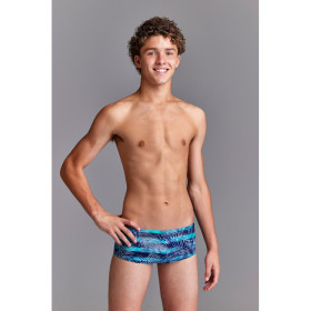 Funky Trunks Boy (8/14 ans) Palm Pilot Sidewinder Trunks - Boxer Natation Garçon