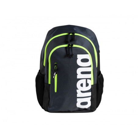 ARENA Spiky 3 Backpack 30 litres - Navy Neon Yellow - Sac à Dos Natation, Sport et Piscine