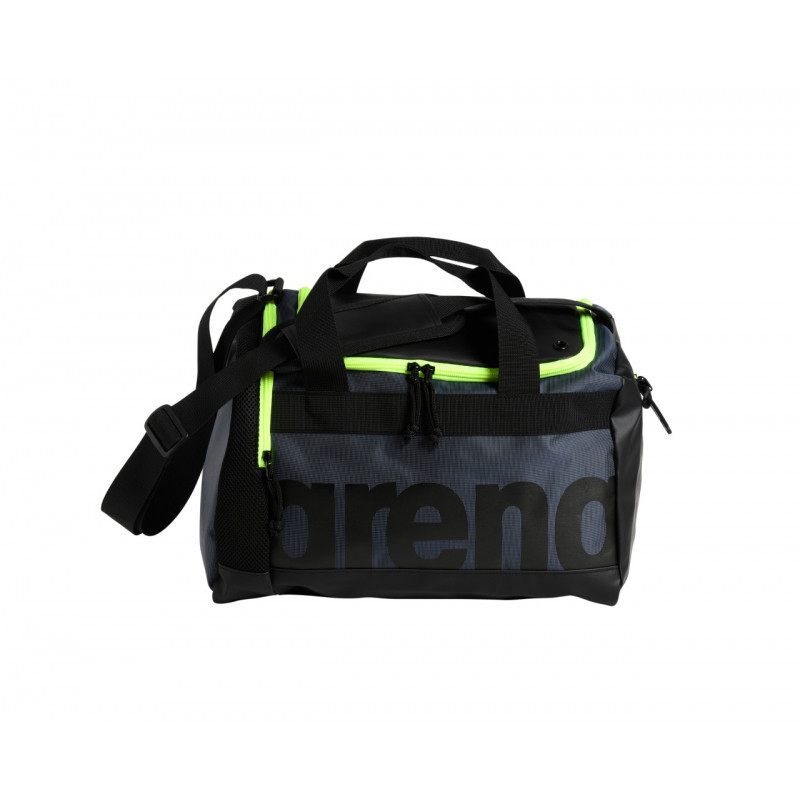 ARENA Spiky 3 Duffle 25 litres - Dark Smoke Neon Yellow - Sac de Sport et Natation et Piscine