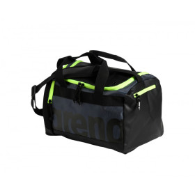 ARENA Spiky 3 Duffle 25 litres - Dark Smoke Neon Yellow - Sac de Sport et Natation et Piscine