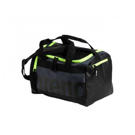 ARENA Spiky 3 Duffle 25 litres - Dark Smoke Neon Yellow - Sac de Sport et Natation et Piscine | Les4Nages