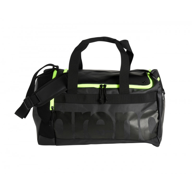 ARENA Spiky 3 Duffle 40 litres - Dark Smoke Neon Yellow - Sac de Sport & Piscine