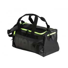 ARENA Spiky 3 Duffle 40 litres - Dark Smoke Neon Yellow - Sac de Sport & Piscine