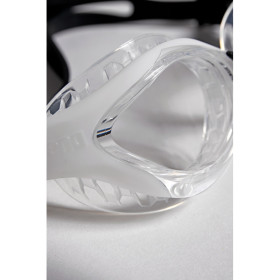 ARENA Air Bold Swipe Clear White Black -  Lunettes Natation noir verre fumé