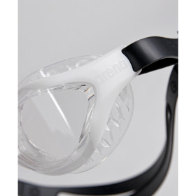 ARENA Air Bold Swipe Clear White Black -  Lunettes Natation noir verre fumé