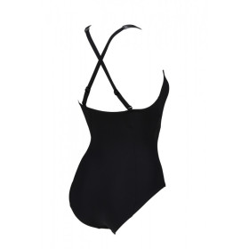 Arena Bodylift ISABEL Light Cross Back - Black White - Maillot Natation & Aquagym