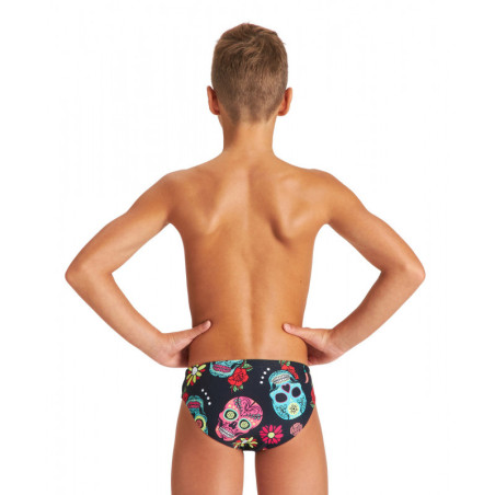 ARENA Crazy Skulls Carnival (6-14 ans) Junior  Brief -  Maillot Natation Garçon