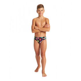 ARENA Crazy Skulls Carnival (6-14 ans) Junior  Brief - Maillot Natation Garçon