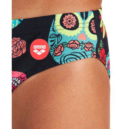 ARENA Crazy Skulls Carnival (6-14 ans) Junior Brief - Maillot Natation Garçon | Les4Nages